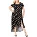 Ny Collection Womens Cold Shoulder Fit & Flare Dress