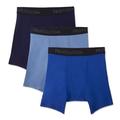 Fruit of the Loom Men's Breathable Underwear, Cotton Mesh-Assorted Color-Boxer Brief, Medium