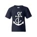 Youth White Anchor T-Shirt For Girls and Boys