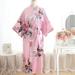 secret treasures sleepwear for womens pajamas for women Sexy Print Blossom Kimono Dressing Gown Bath Robe Lingerie Nightdress