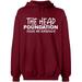 Unisex Crewneck Sweatshirt, The Head Foundation, Slim Fit, Long Sleeve Sweater - Cardinal Red Small