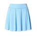 Women High Waisted Plain Pleated Skirt Skater Tennis School Uniforms A-line Mini Skirt Lining Shorts