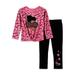 L.O.L. Surprise! Girls 4-6X Tie Front Top and Legging, 2-Piece Outfit Set