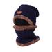 Tomshine Warm Knit Beanie Scarf Set Plush Hat Neckerchief Set Women Men Sports Hiking Camping Cycling Skull Cap Outdoor Sports Equipment