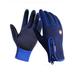 Lioraitiin Unisex Leather Touch Screen Thinsulate Lined Driving Warm Gloves