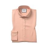 Mens Dress Shirts Slim Fit No-Iron 17 1/2