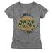 AC/DC High Voltage Graphite Heather Junior Women's T-Shirt