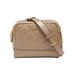 DKNY Beige Ribbed Leather Crossbody Handbag Purse