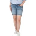 Silver Jeans Co. Women's Plus Size Avery High Rise Bermuda Short