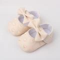 Puloru Baby Walking Shoes, Girls Heart Embroidery Footwear Soft-Soled Shoes