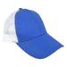 Baseball Cap - 100% Cotton Baseball Fitted Cap, Adjustable Snap Closure - Mesh Back Classic 6-Panel Hat - Twill Adjustable Hat, Structured Crown, Curved Bill - Blue.