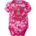 NFL Green Bay Packers Baby Girls Short Sleeve Heart Camo Bodysuit