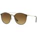 Ray-Ban RB3546 900985 49M Gold Top Brown/Brown Gradient Sunglasses For Men For Women