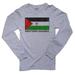 Western Sahara Flag - Special Vintage Edition Men's Long Sleeve Grey T-Shirt