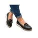 US Ladies Girls Casual PU Slip on Loafers Flats Low heel platform Daily Lolita Shoes