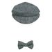 Citgeett Baby Newborn Peaked Beanie Cap Hat and Bow Tie Photo Photography Prop Infant Boy Caps