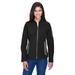 Ladies' Three-Layer Fleece Bonded Soft Shell Technical Jacket - BLACK - L