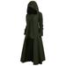 NZND Halloween Hunter Archer Cosplay Large Size Dress Jumper Hooded Dress Casual Plain Long Sleeve Outside Winter Loose Dress