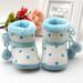 Newborn Baby Boys Girls Winter Boots Soft Bottom Baby Moccasin Warm Boots Non-slip Booties For Baby Girls