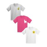 Awkward Styles Youth Shirts 6 7 8 9 10 Years Old Girls Outfit XS S M L XL Kids Shirts 11 Years Clothes 12 Years Old Girl Outfit Youth Kids Shirts Avocado Llama Star Pack of 3