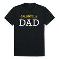 California State University Los Angeles Golden Eagles College Dad T-Shirt Black X-Large
