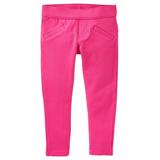 OshKosh B'gosh Little Girls' Knit Jeggings, Pink, 2-Toddler