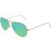 Ray-Ban Women's Mirrored Aviator RB3025-112/19-55 Gold Aviator Sunglasses