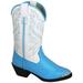 Smoky Mountain Girl's Lily Blue/White Cowboy Boots 1603