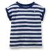 Carters Baby Clothing Outfit Girls Short Sleeve Navy Stripe Top