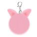 Top Deals Lovely Rabbit Ears Fur Ball Keychain Plush Ball Key Ring Pendant Fur Soft Pompom Ball Fashion Handbag Hanging Decoration Gifts