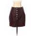 Pre-Owned Free People Women's Size 2 Faux Leather Skirt