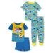 Pinkfong Baby Shark Girls' 4-Piece Pajamas (Toddler)
