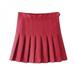 Spdoo Spring Skirt Women High Waist Ball Pleated Skirts Harajuku Skirts Solid A-line Sailor Skirt Plus Size Japanese School Uniform R L