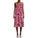 Time and Tru Women's Smocked Midi Dress