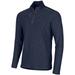 Mens Sweater Medium Space Dye 1/4 Zip Mock-Neck Pullover M