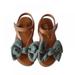 Saient Girls Sandals Summer Children's Sandals Girl's Bow Soft Bottomsandals Kids Fashion Non-slip Princess Soft-Sole Shoes