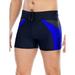 SAYFUT New Swim Jammers for Men Boy's Quick Dry Print Panel Jammer Swimsuit Swim Trunks Swim Breathable Athletic Short