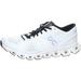 on Running Womens Sneaker Cloud X, White/Black, 8