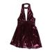 Free People Womens Film Noir Sequined A-Line Tank Top Dress