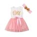 Newborn Kids Baby Girl Cute Donut Sleeveless/Long Sleeve Tulle Party Dress Clothes