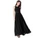 Ever-Pretty Womens Halter Neck Empire Waist A-Line Wedding Guest Dress for Women 07391 Black US18