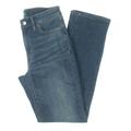 Lauren Ralph Lauren Womens Denim Mid-Rise Straight Leg Jeans