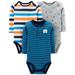 Child Of Mine By Carter's Long Sleeve Bodysuits, 3-pack (Baby Boys)