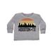 Inktastic Houston Texas Skyline Retro Toddler Long Sleeve T-Shirt Unisex