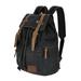 TOMSHOO Multifunction Canvas Backpack Vintage Shoulder Bag Travel Bag Outdoor Leisure Rucksack Men's Laptop Backpack