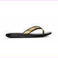 Nike Womens Bella Kai Thong Flip Flop Sandal Black/Gold 9 M