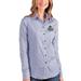 Delaware Fightin' Blue Hens Antigua Women's Structure Button-Up Shirt - Royal/White