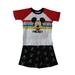 Disney White Red Black Mickey Mouse Short Sleeve Outfit Little Boys