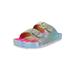 Olivia Miller Bejeweled Buckle Strap Sandals