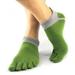 GETFIT Men Breathable Running Sports Sock Trainer Ankle Socks 5 Fingers Toe Short Socks